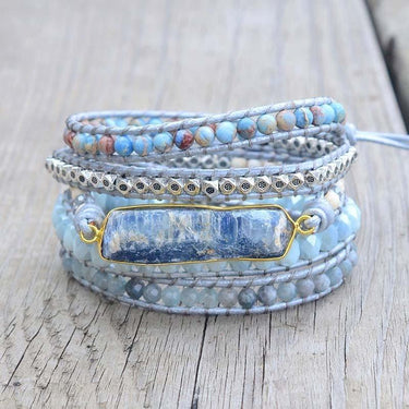 Spirit Blue Chakra Topaz Bracelet-Your Soul Place